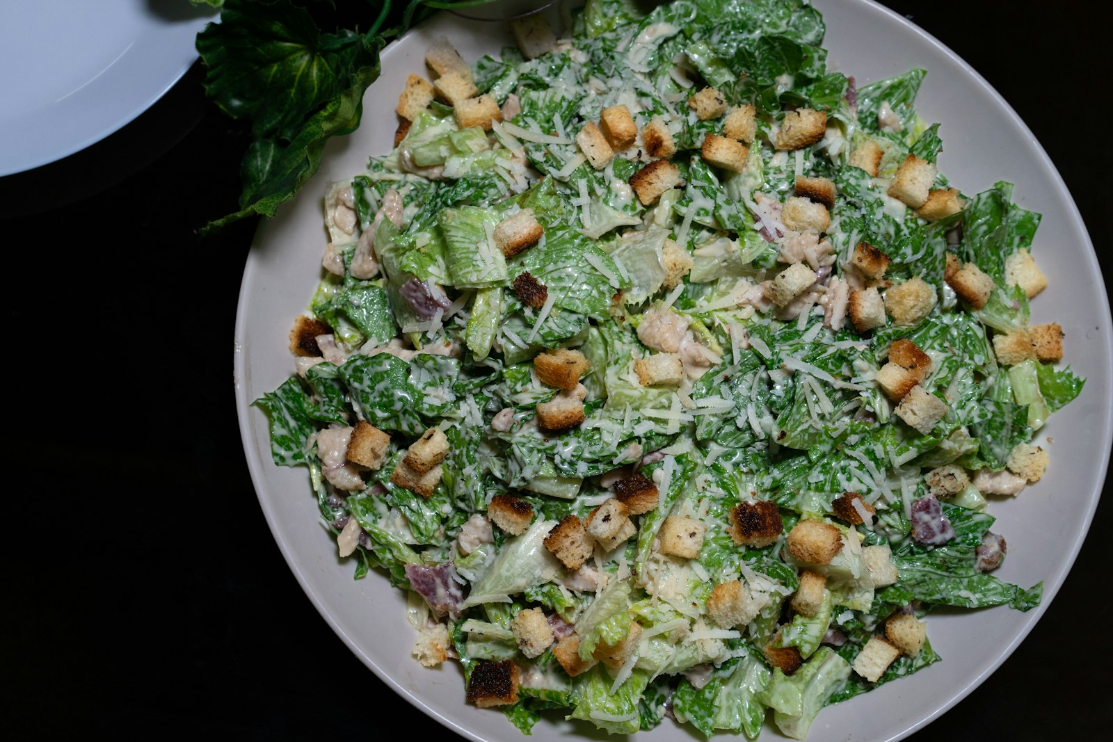 A Caesar salad